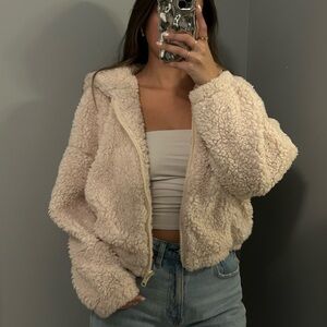 Favlux Fleece Jacket Cream Size L